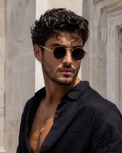 Load image into Gallery viewer, Gold Noir Rockstar Slims